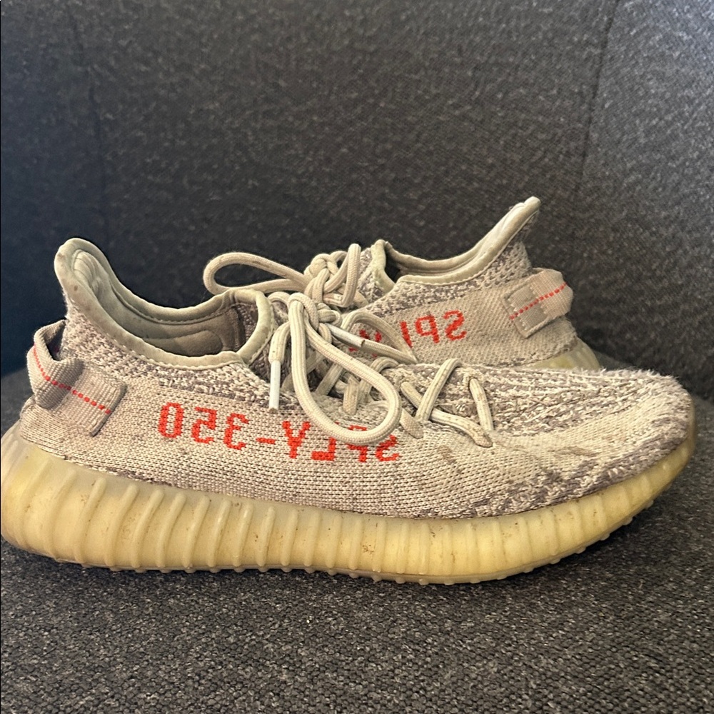 Yeezy Kids Sneakers in Gray and Tan